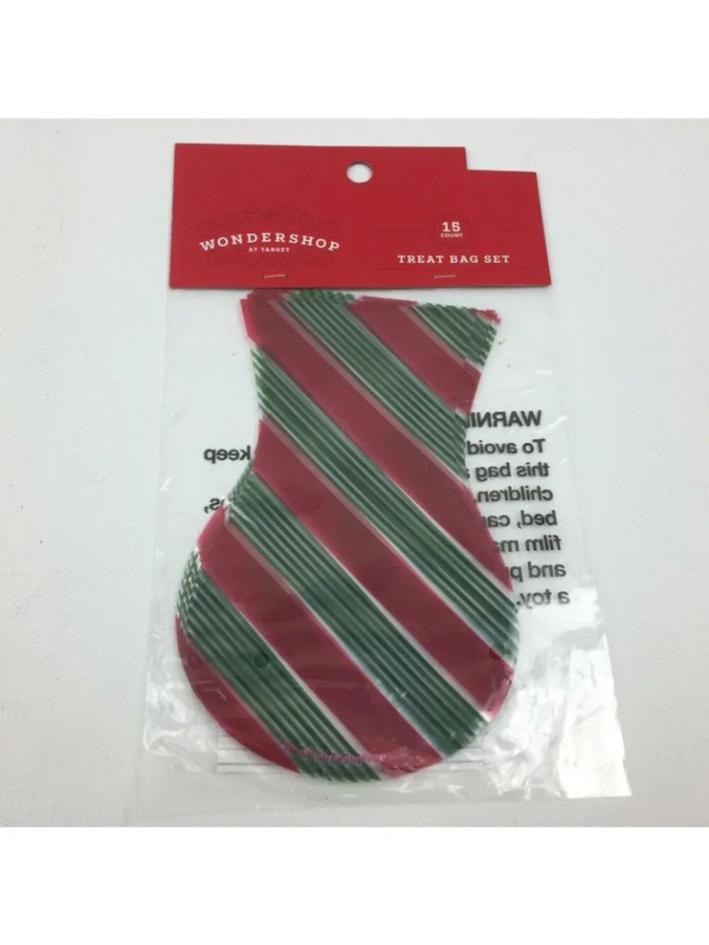 Wilton Wondershop 35 Treat Party Bag Gift Reg Green Stripes Twisty Ties